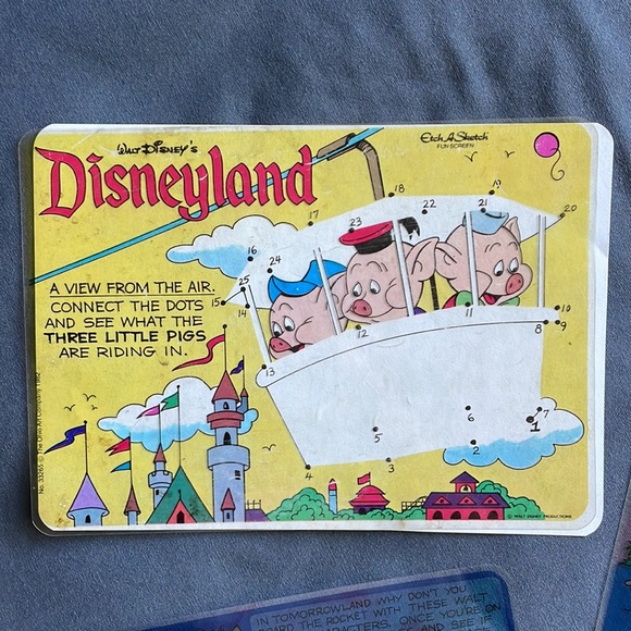 Vintage Disney Etch a Sketch Overlays - Picture 4 of 9